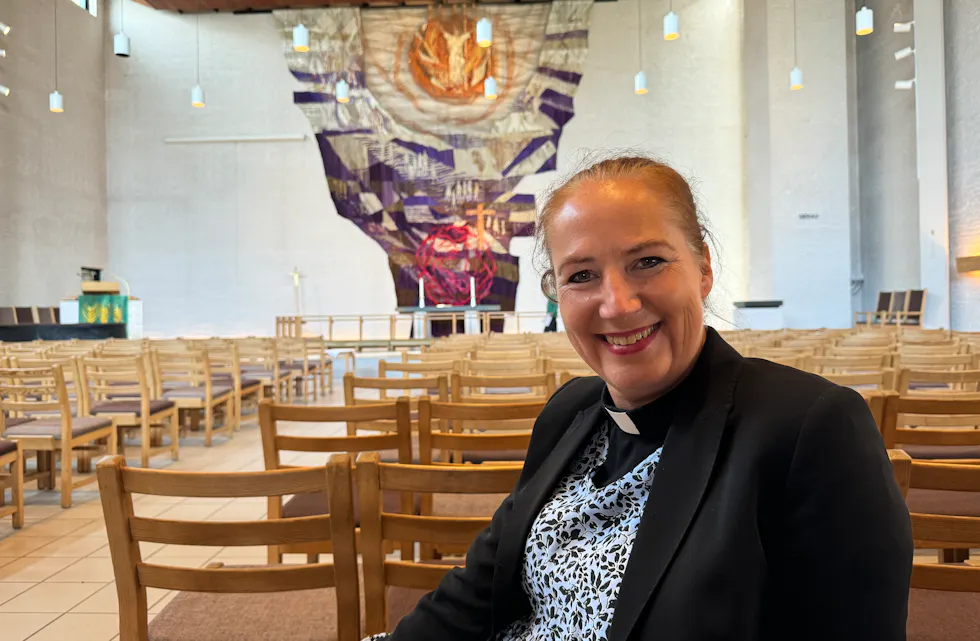 KORT OG INNHOLDSRIKT: Avtroppende sokneprest Liv Arnhild Romsaas sin tid i Østre Aker menighet var kort, men til gjengjeld innholdsrik, og hovedpersonen selv har rukket å bli veldig populær på Haugerud og Ulven.