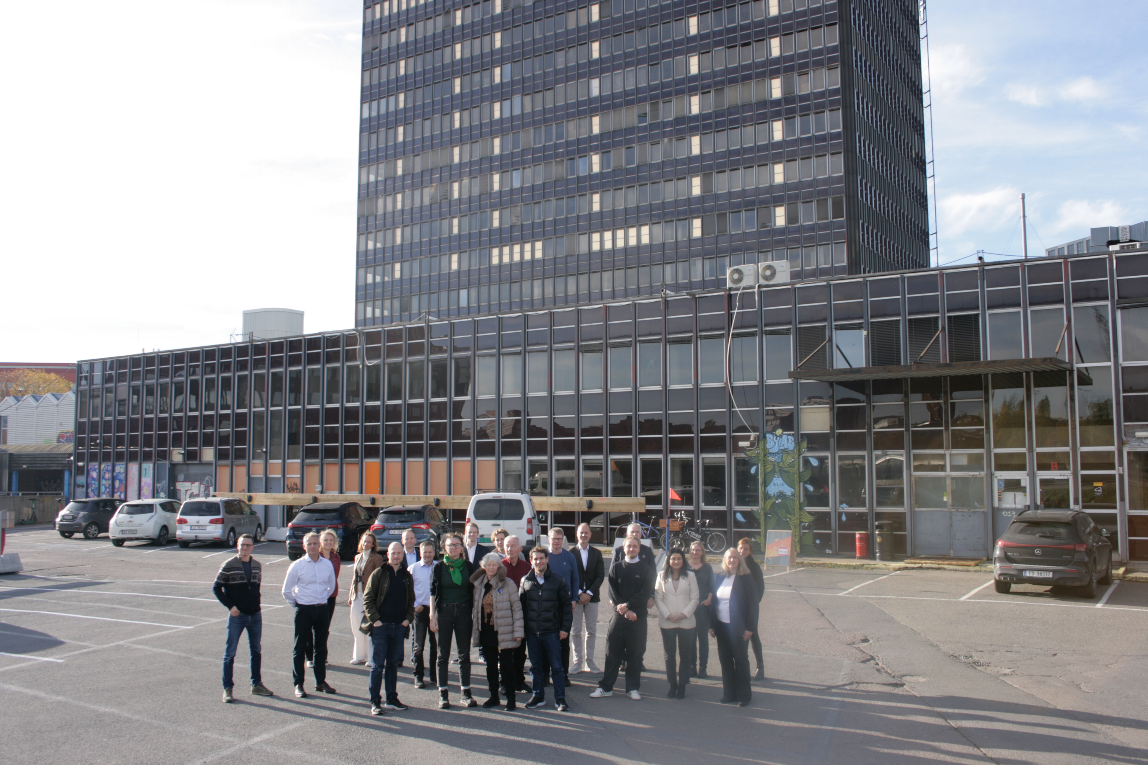 PÅ PLASS FOR Å LÆRE: Byutviklingen på Økern er det største prosjektet som foregår i Oslo for tiden. Da må selvsagt byutviklingsutvalget reise opp for å lære mer, før prosjektene kan bli satt som byggeklare.