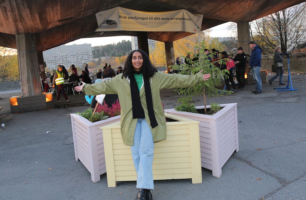 ØNSKET VELKOMMEN: Koordinator Meti Olika tok imot alle besøkende med åpne armer.