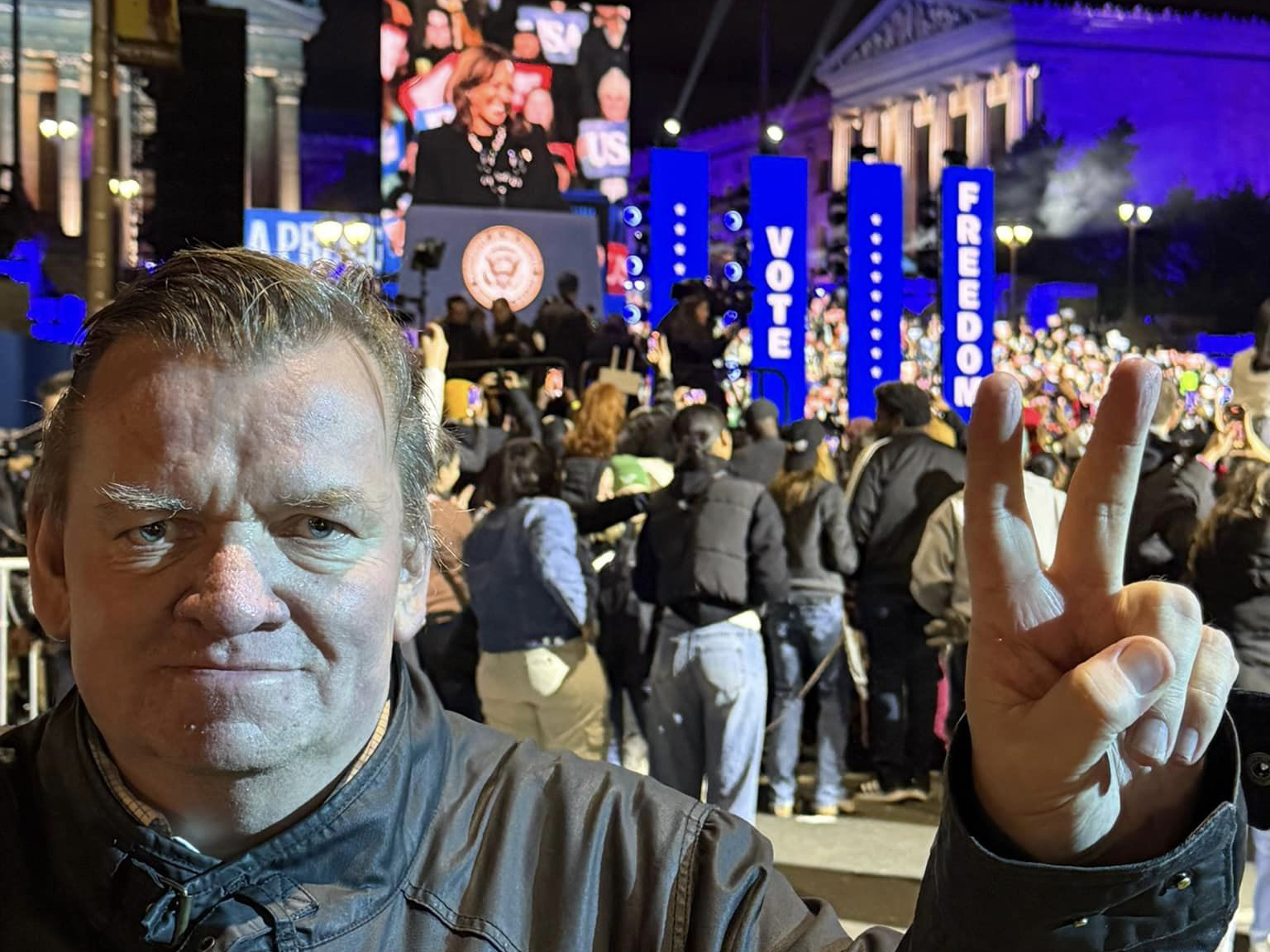 Kamala Harris-rally i Philadelphia, Pennsylvania. 