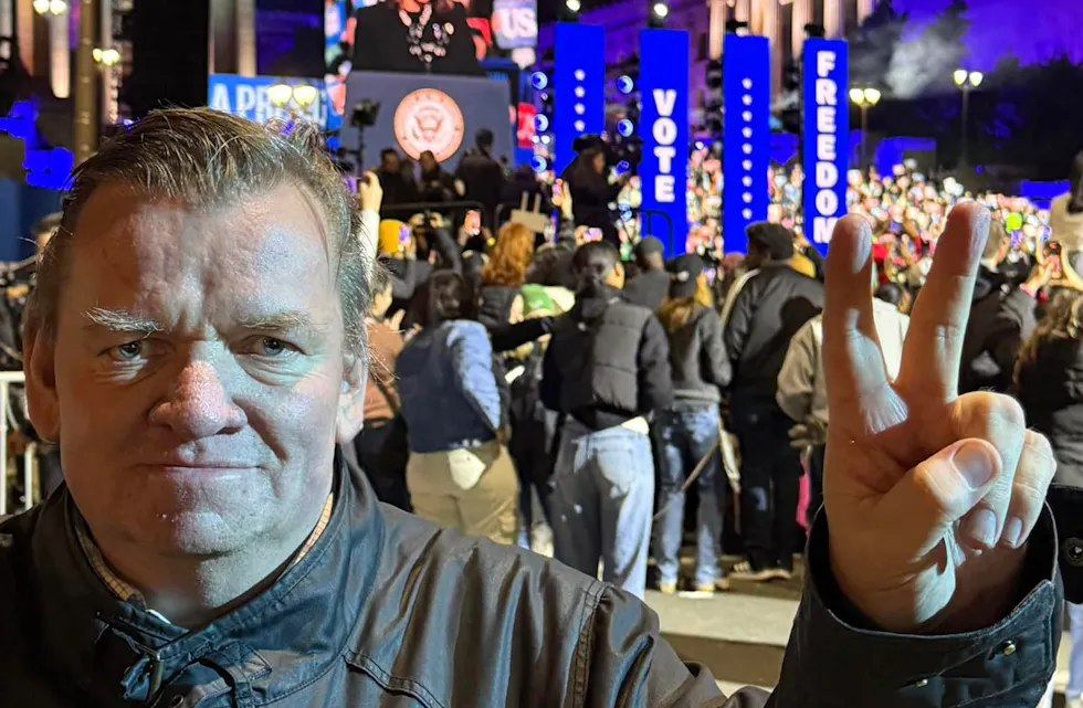 Kamala Harris-rally i Philadelphia, Pennsylvania.