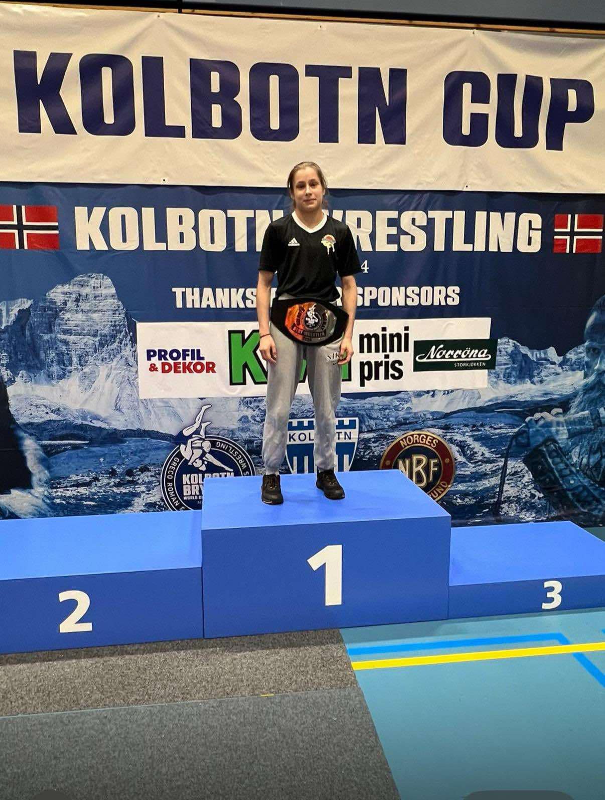 Felicitas Domajeva med overbevisende gull.
