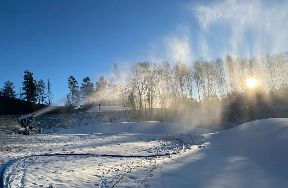 Snøproduksjon Lillomarka Arena_02