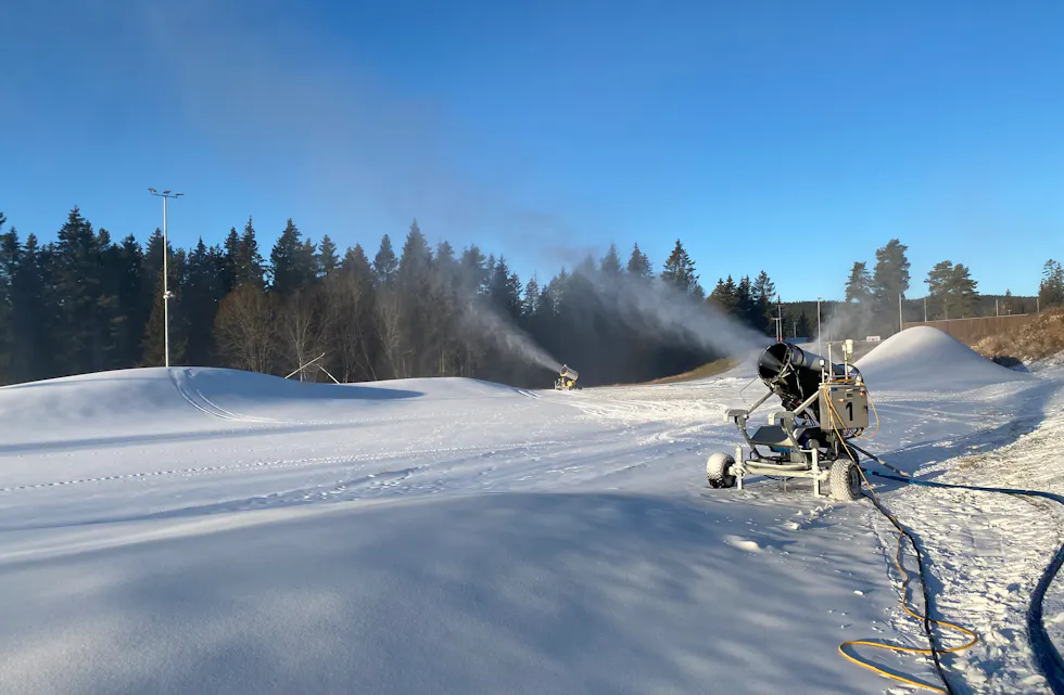 Snøproduksjon Lillomarka Arena_04