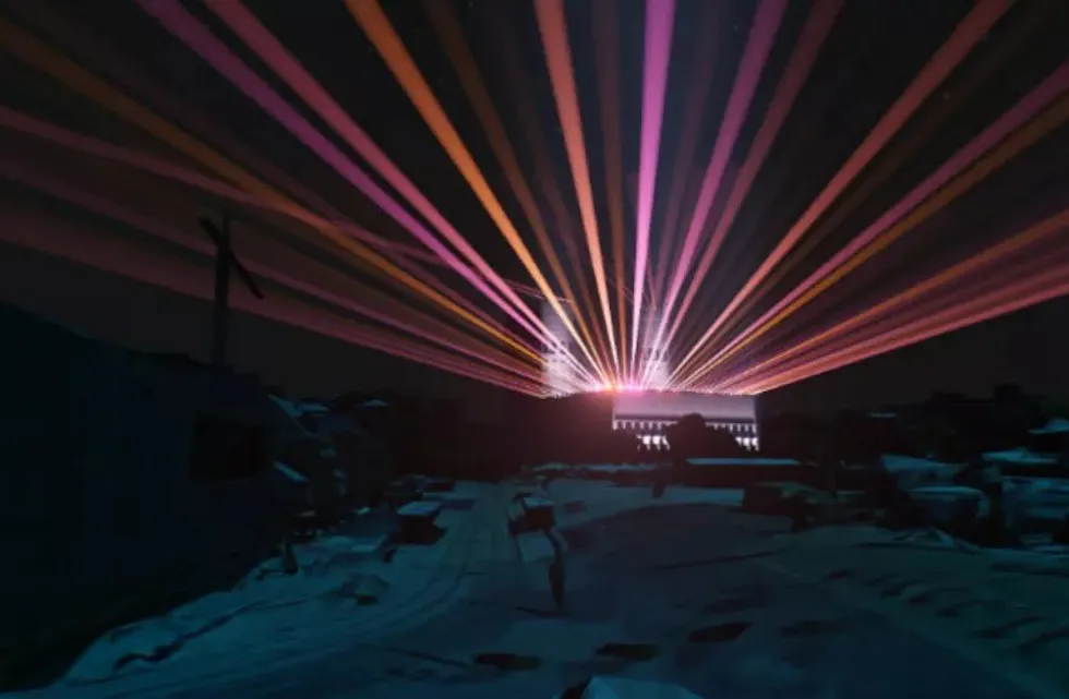 FØLG MED PÅ DETTE: I år har Oslo kommune byttet ut fyrverkeriet med et spektakulært lysshow fra rådhuskaia. (Illustrasjon: nique Pyrotechnic AS.)