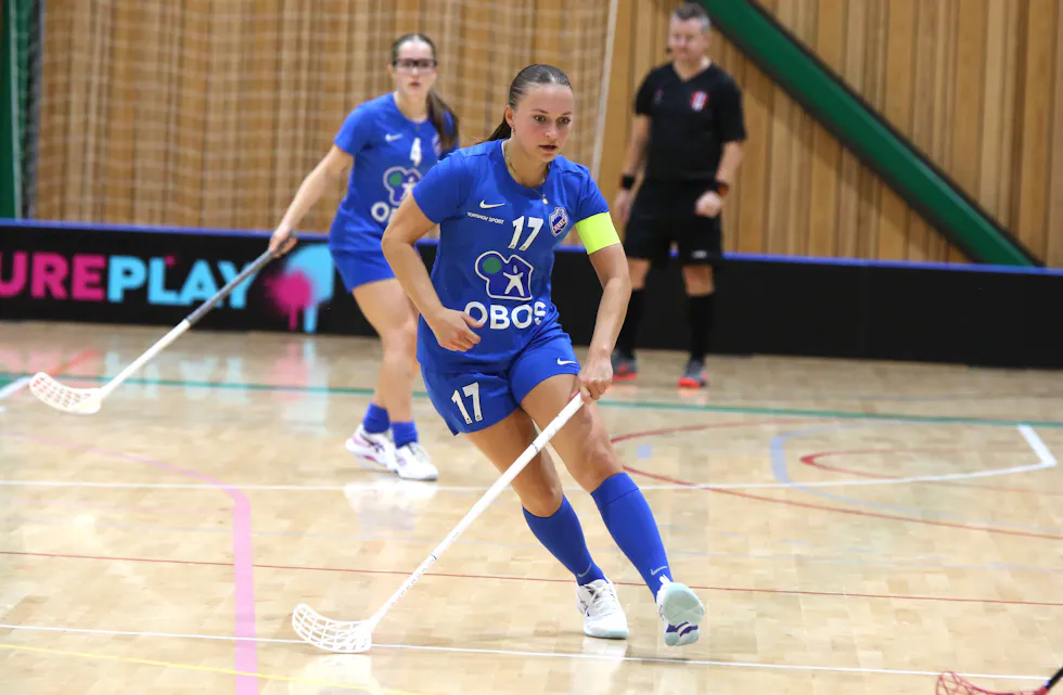 SKUFFET: Martine Andersson Simonsen oppsummerer kampen som en skuffende prestasjon fra laget, til tross for straffeseieren.