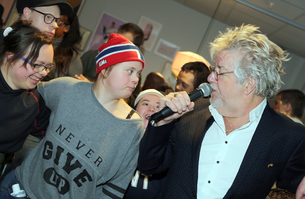 STOR BEUNDRING: Tore Halvorsen sjarmerte alle.