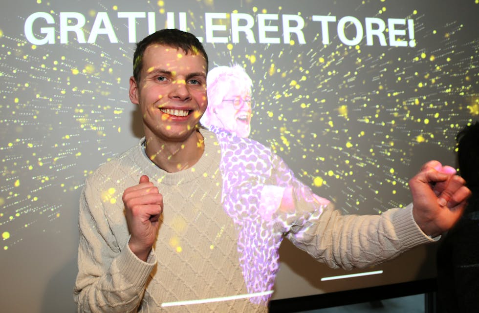 BLID KAR: Det var bare å slippe seg løs da Tore spilte opp.