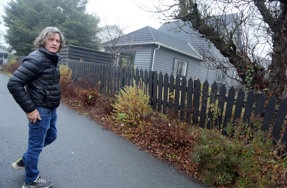 PÅ GAMLE FURUSET: Huset Trygve Lie fikk bygget på Gamle Furuset.