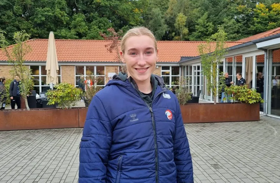 NYE UTFORDRINGER: Ane Cecilie Høgseth, strekspiller i Storhamar, ser fram til å utvikle seg videre i dansk topphåndball med Ikast resten av sesongen.