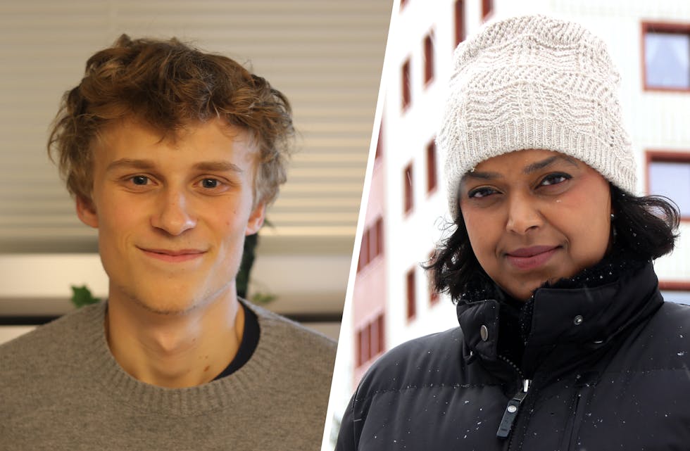 MISTER IKKE MOTET: Isak Kaminski Andersson og Kamzy Gunaratnam.