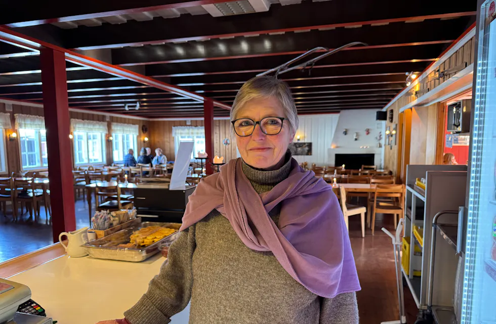 STOR PÅGANG: Dorthe Nygaard kan melde om høyt aktivitetsnivå på grunn av det fine været i første del av vinterferien.
