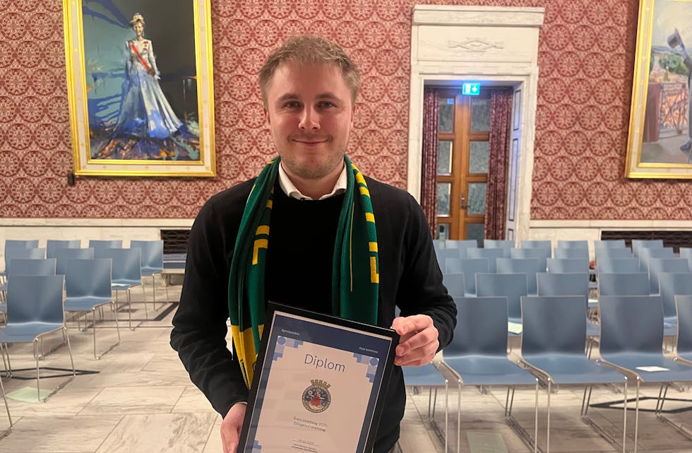 STOR INNSATS: Avtroppende daglig leder Elliot Dean Wood har vært en drivkraft i utviklingen av Ellingsrud IL og gir nå stafettpinnen videre etter år med innsats for klubben.