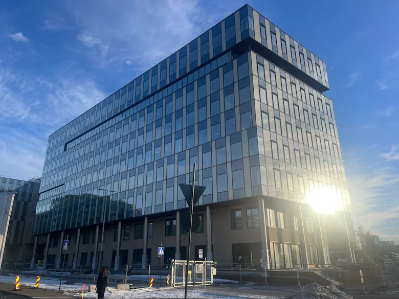 SNART FERDIG: Construction City står snart helt ferdig og vil huse 4 500 arbeidsplasser innen bygg- og anleggsbransjen.