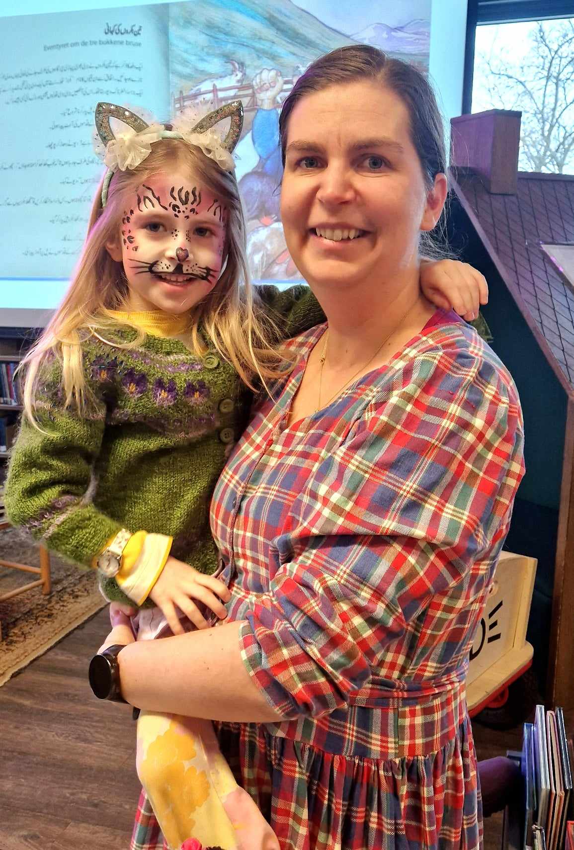 Karin Jevnhagen Sander og hennes datter Elinor.