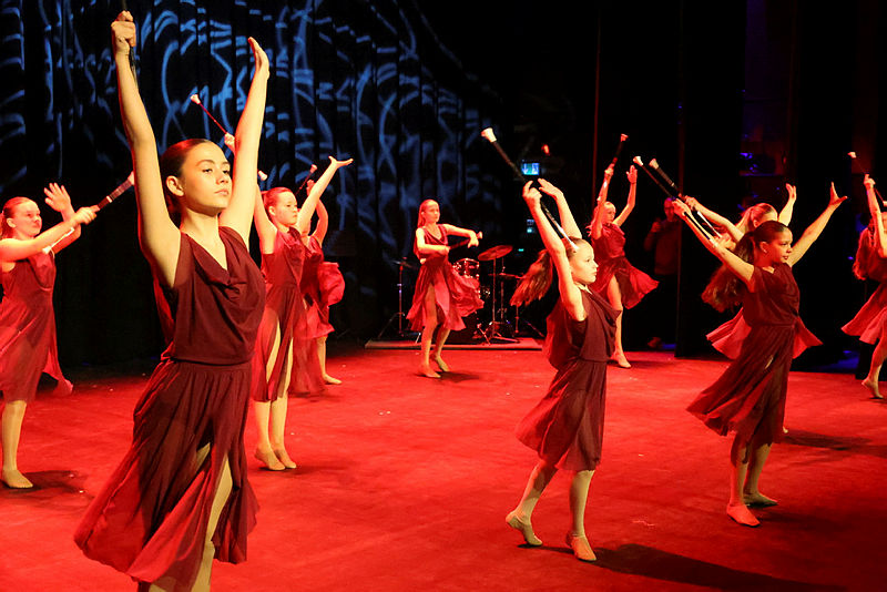 Musikantene fra Grorud skoles musikkorps og Tonsenhagen skolekorps fant tonen både på scenen og utenfor scenen. Det hele ble svært tydelig gjennom deres konsert på Rommen scene. Foto (alle): Tom Evensen.