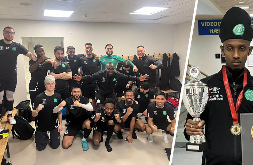 For Mohamed Mohamoud Hirsi og resten av gutta fra Stovners futsallag venter Eliteserien neste sesong.