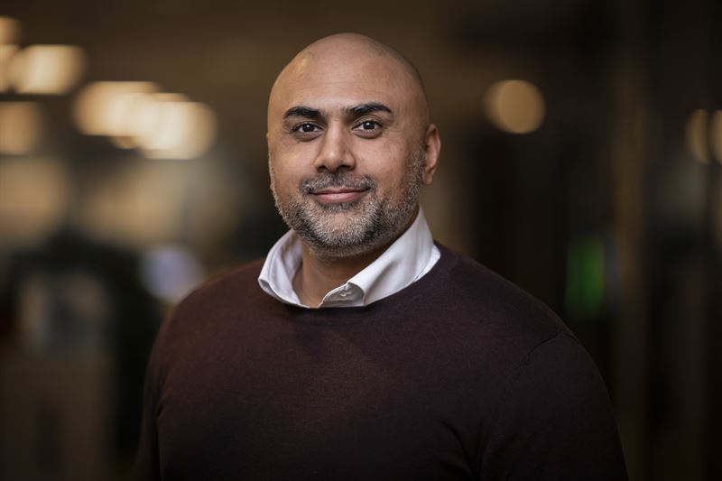 Irfan Akram, senterleder. Foto: Fotograf: Katrine Lunke