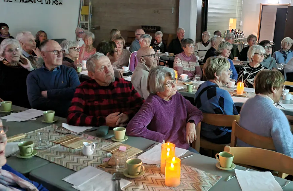 Oppmøtet er som regel stort når det inviteres til spennende begivenheter i regi av pensjonistforeningen.