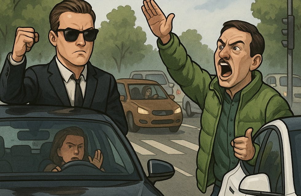 ChatGPT hadde ikke vanskelig for å droppe blinklys på bilene.