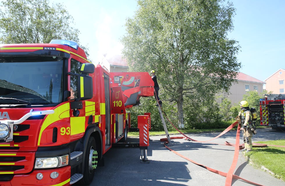 LOFTSBRANN TRAVERVEIEN VED TONSEN KIRKE