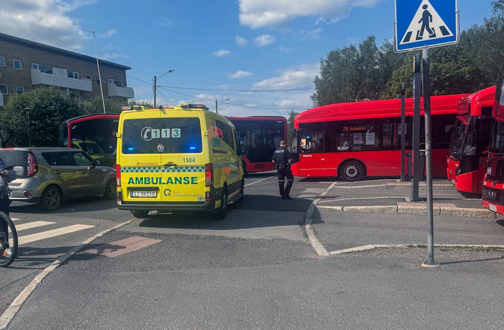 Skaden skal være mindre alvorlig, opplyser Politiet. Foto: Sindre Veum Apneseth.