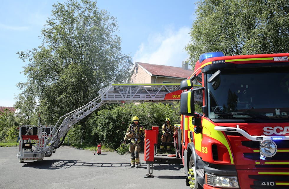 LOFTSBRANN TRAVERVEIEN VED TONSEN KIRKE