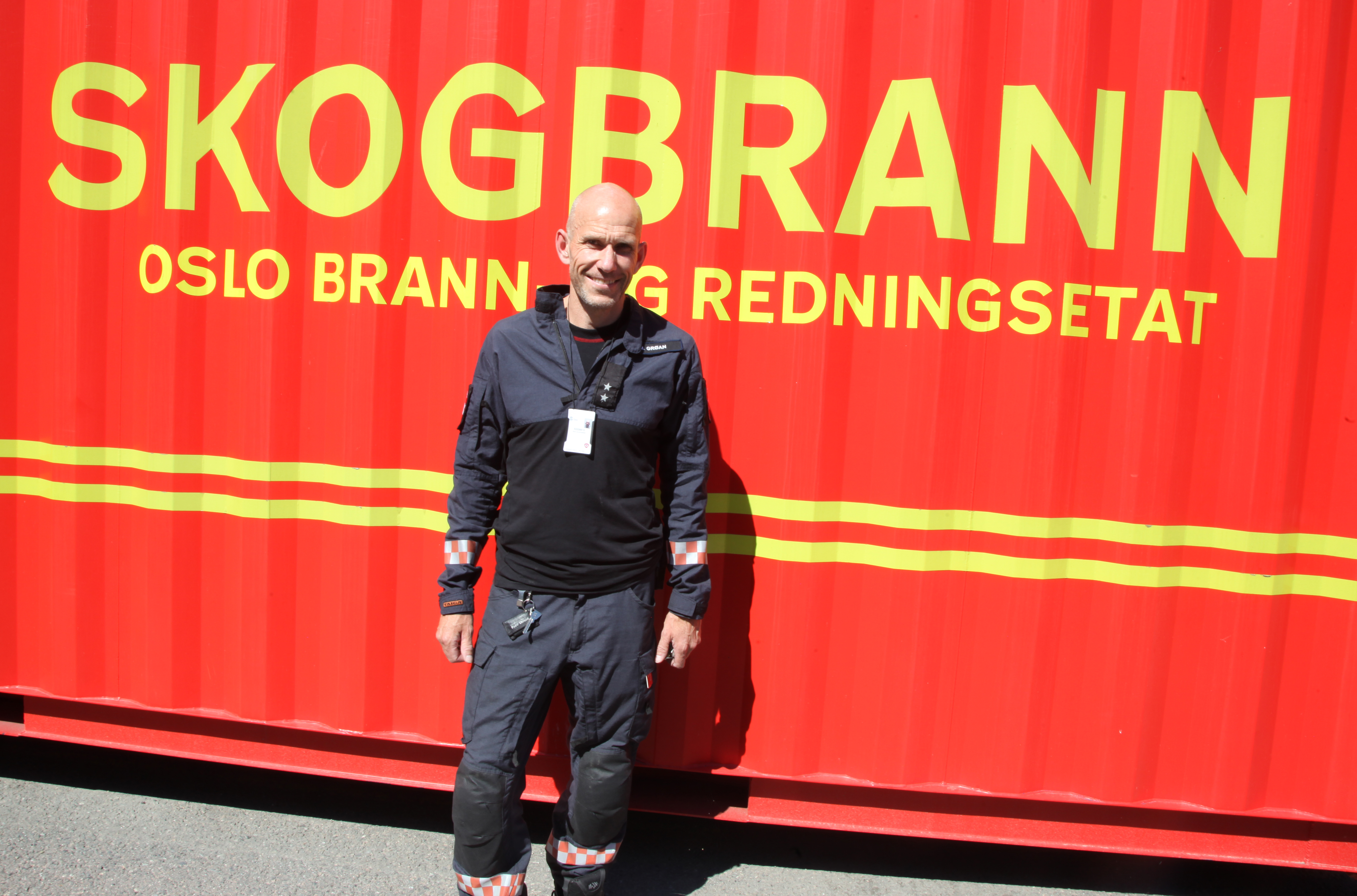 UNDERBRANNMESTER MORTEN GRØAN. Foto: Rolf E. Wulff.