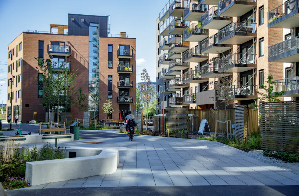 RISFALL: Prisene for brukte OBOS-boliger i Oslo falt med 0,8 prosent fra mai til juni. (Foto: Nyebilder)