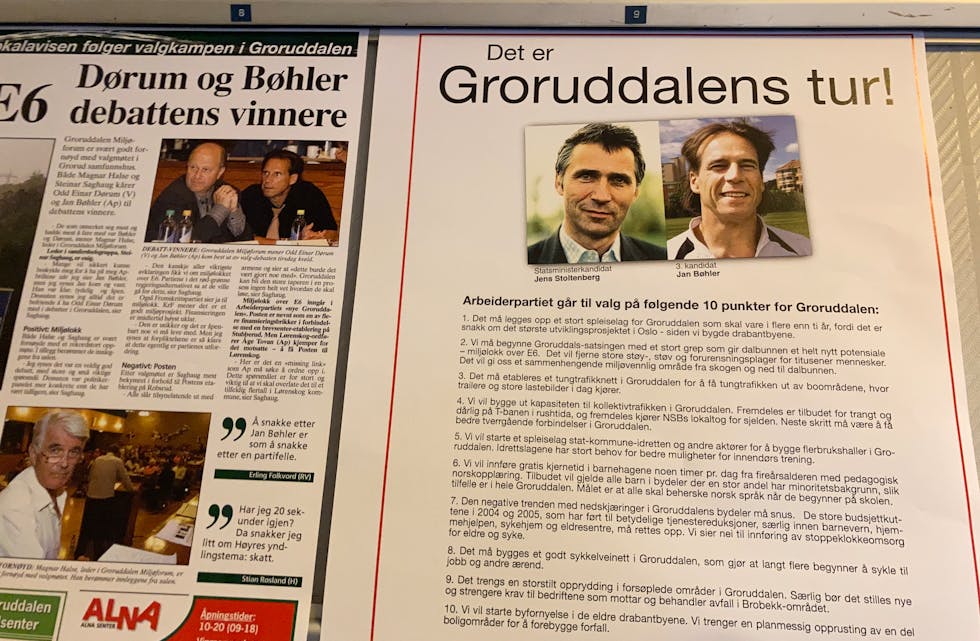 Selv i annonsene ble E6-lokket løftet fram som den store Groruddals-saken.