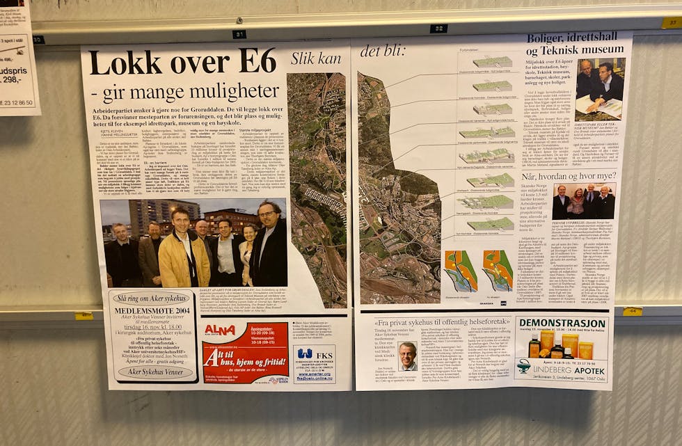 Reportasjen i Akers Avis Groruddalen. 12. november 2004. En glad gjeng med store ambisjoner for Groruddalen.