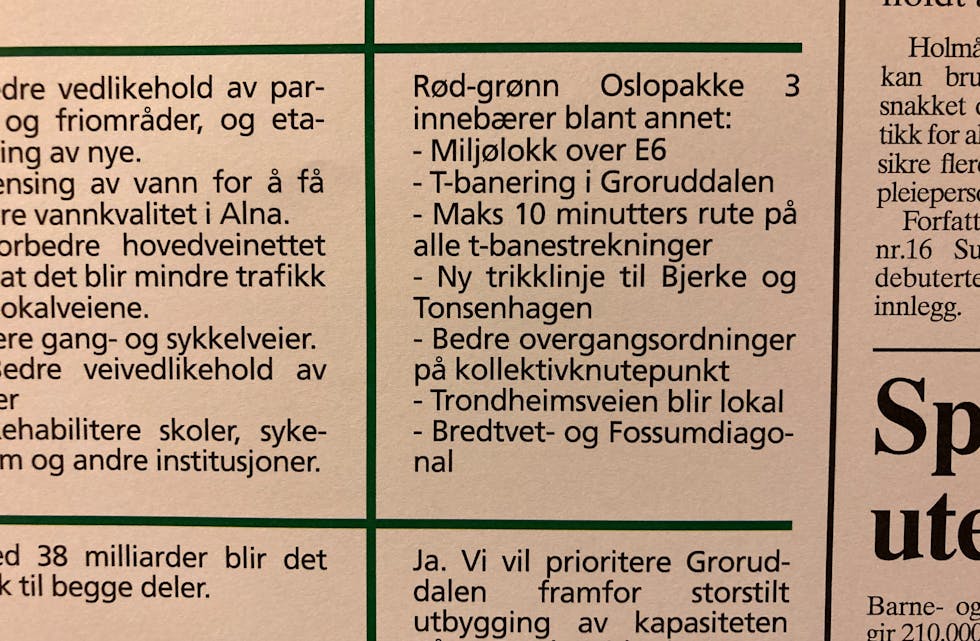 Arbeiderpartiet hadde store ambisjoner for Groruddalen i 2005.