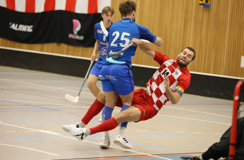 BLE FOR SMÅ: Sveiva og Daniel Gidske tapte duellen mot Tunet.