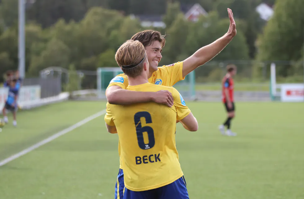 I FORM: Jonas Rasen satte nok en kule i nettet – og det er ikke første gang i Groruds kamper i høst.