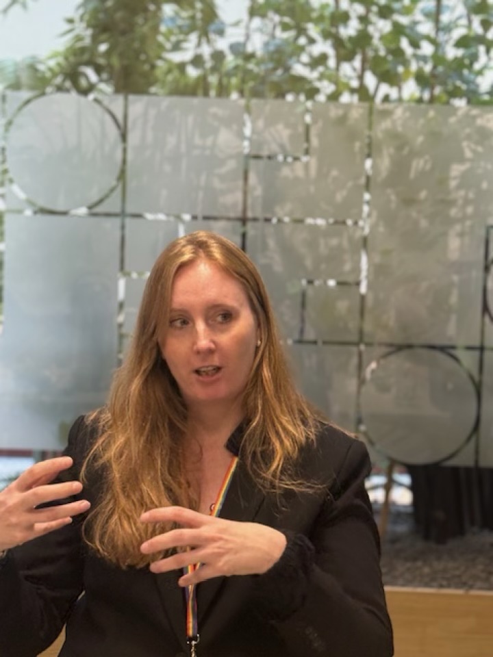 ENGASJERT: Leder i Nav Grorud, Marita Brennsund, forteller om arbeidet.