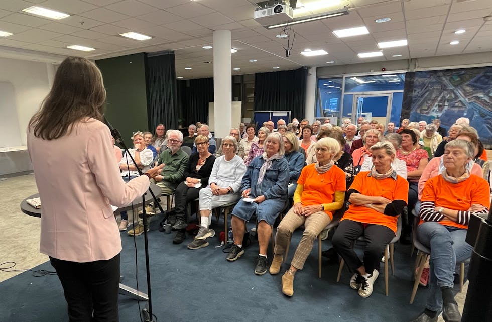 BRA BESØKT: 92 personer hadde tatt turen til ByLab på Økern for det første møtet i Løren og omegn pensjonistsforbund.