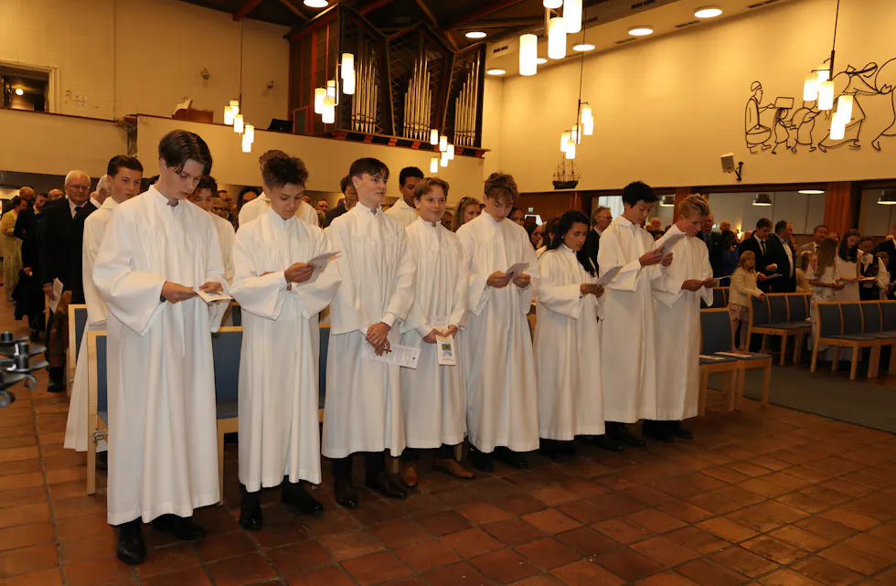 TONSEN-KONFIRMANTENE: Den store konfirmasjonshelgen for konfirmantene i Tonsen menighet gikk av stabelen forrige helg. (Foto: Tom Evensen)