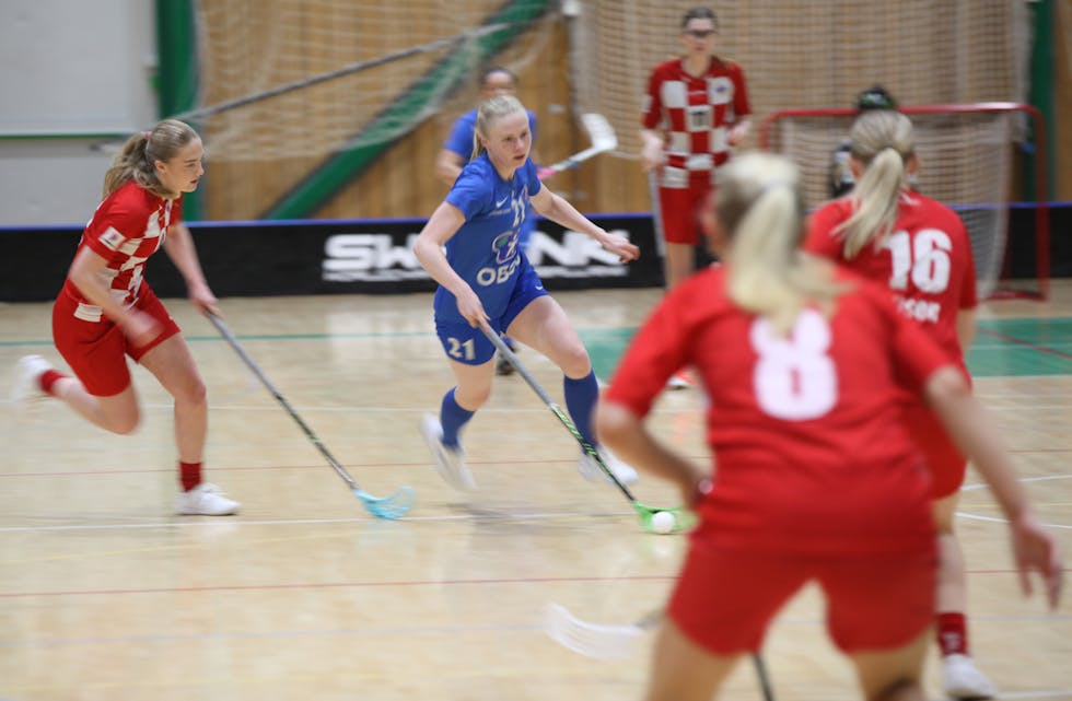 GOD: Eline Dagestad skapte store problemer for Sveiva og endte med fire målpoeng i Groruddals-derbyet.