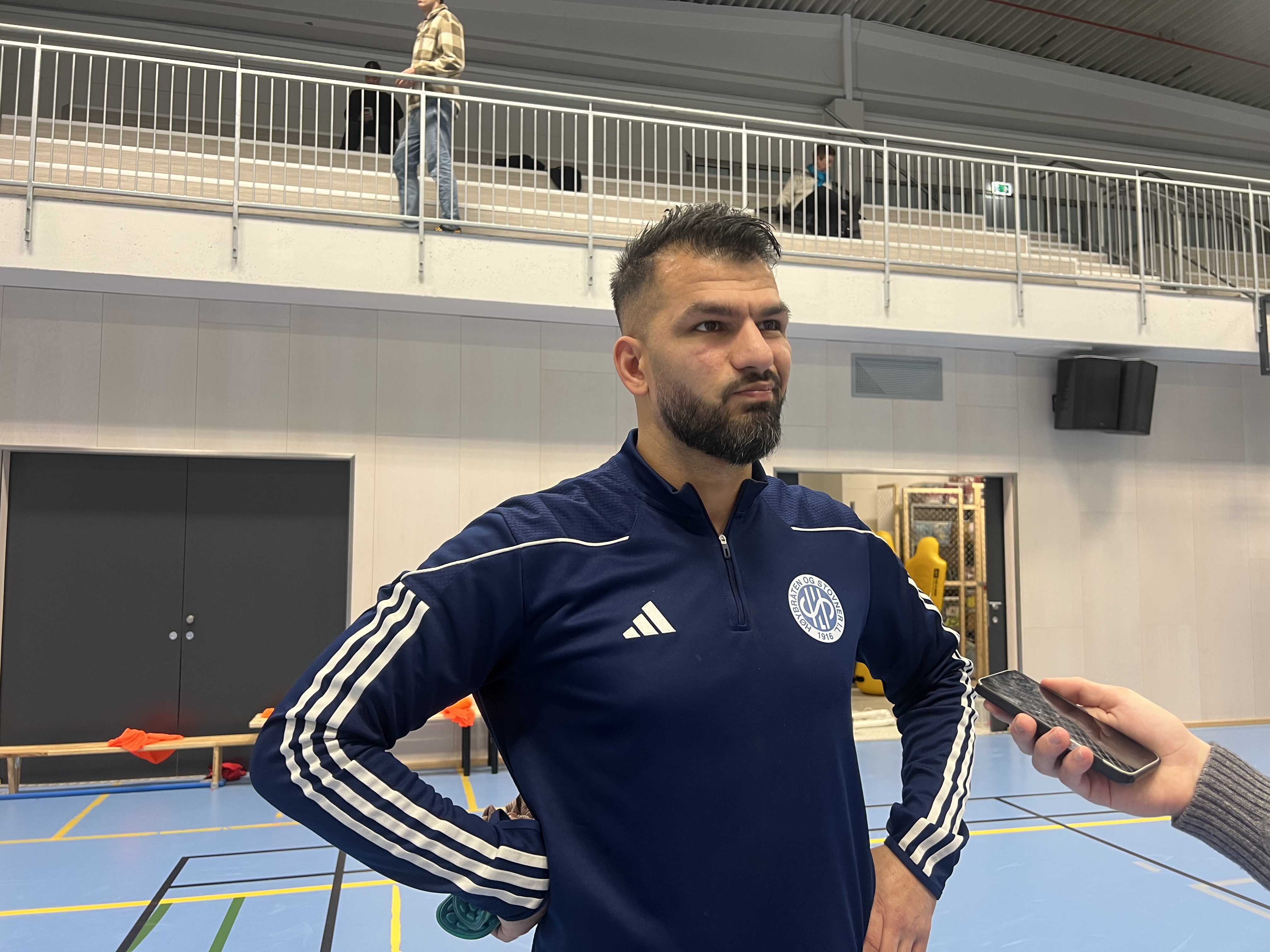 SKUFFA: Saif Haydar er tydelig skuffet etter to tap i helgens bataljer, men er overbevist om at de vil komme sterkere tilbake. Dette er et arkivbilde.