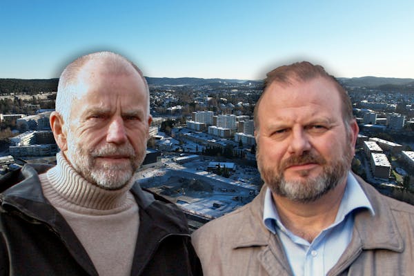 Roar Gravdahl (t.h., leder) og Norvald Mo i Stovner Arbeiderparti.