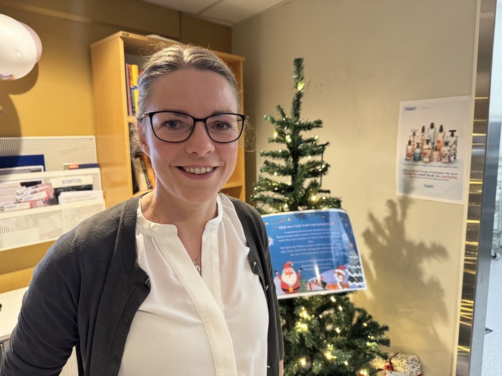 ENGASJEMENT. HR-direktør Fride Halmøy i Fürst Medisinsk Laboratorium er imponert over givergleden blant de ansatte.