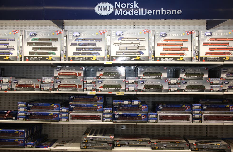 BREDT UTVALG: Et paradis for jernbanemodellentusiaster