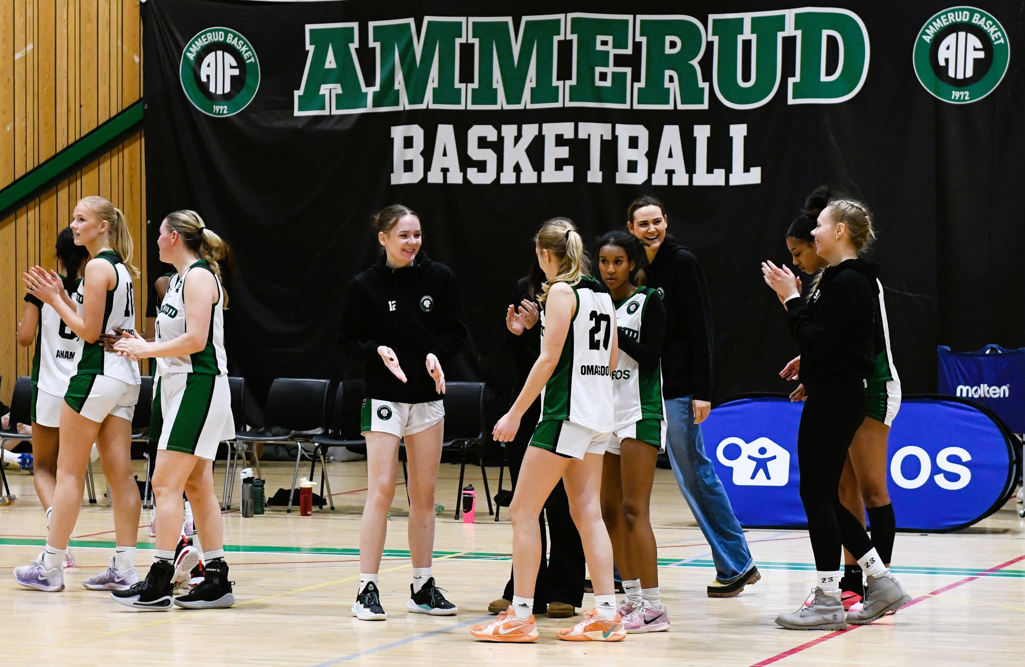 POSITOVE TENDENSER: Ammeruds unge tropp holdt følge med serielederen til pause på Hjemmebane. 