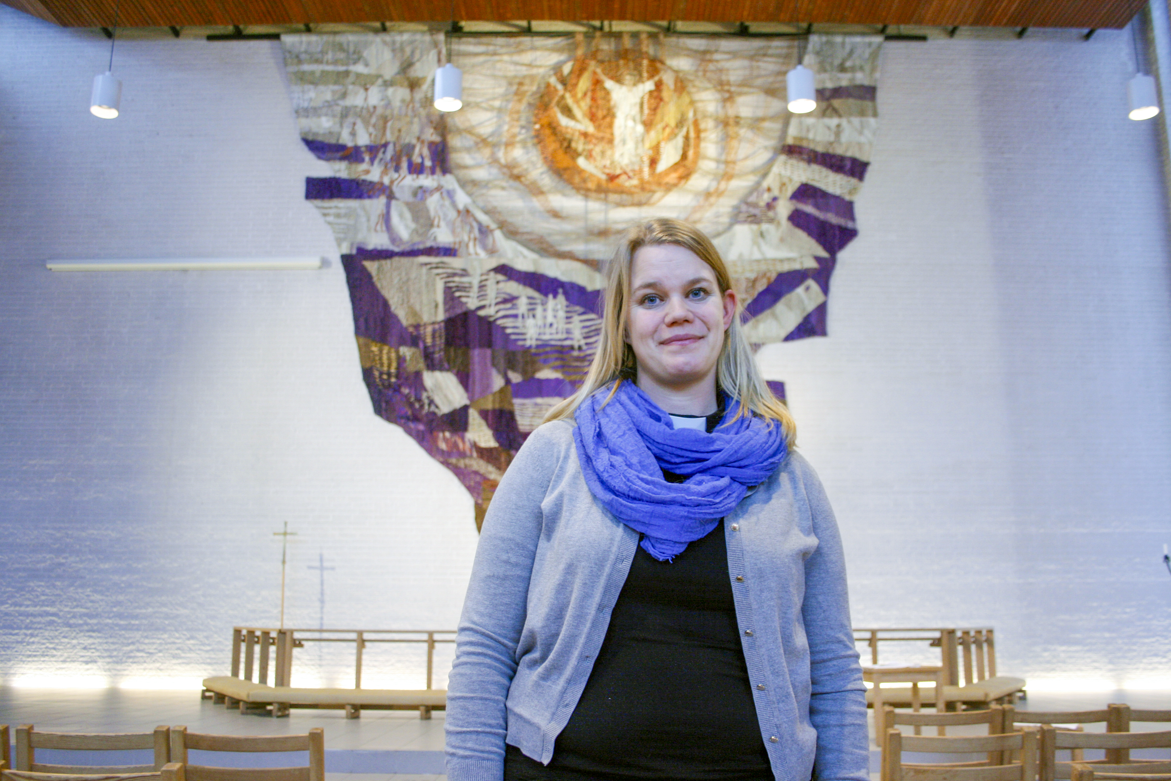 TAKK FOR NÅ: Annette Dreyer holder søndag sin siste gudstjeneste som prest i Østre Aker og Haugerud menighet.