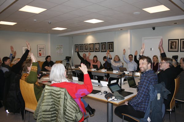 ENSTEMMIG: Bjerke bydelsutvalg fant til slutt sammen til et enstemmig vedtak om bydelsreformen, der de kritiserer prosessen.