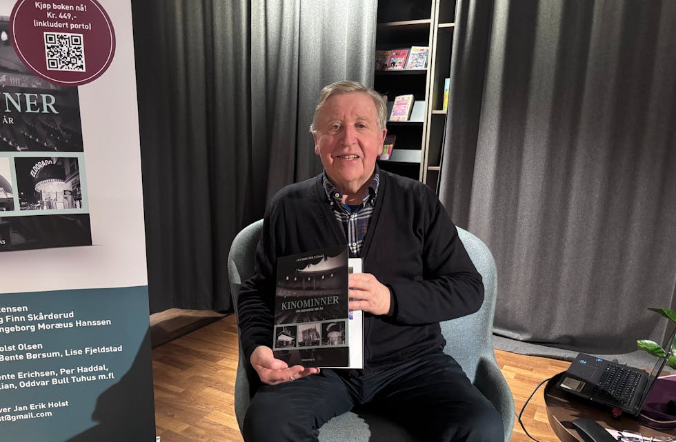 FURUSET: Jan Erik Holst skaperen av boken kinominner holder foredrag om sine beste tider.
