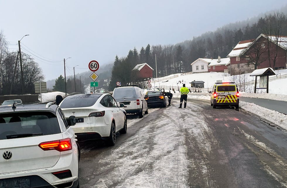Risløkka trafikkstasjon gjennomførte kontroll på Trondheimsveien ved Bånkall.