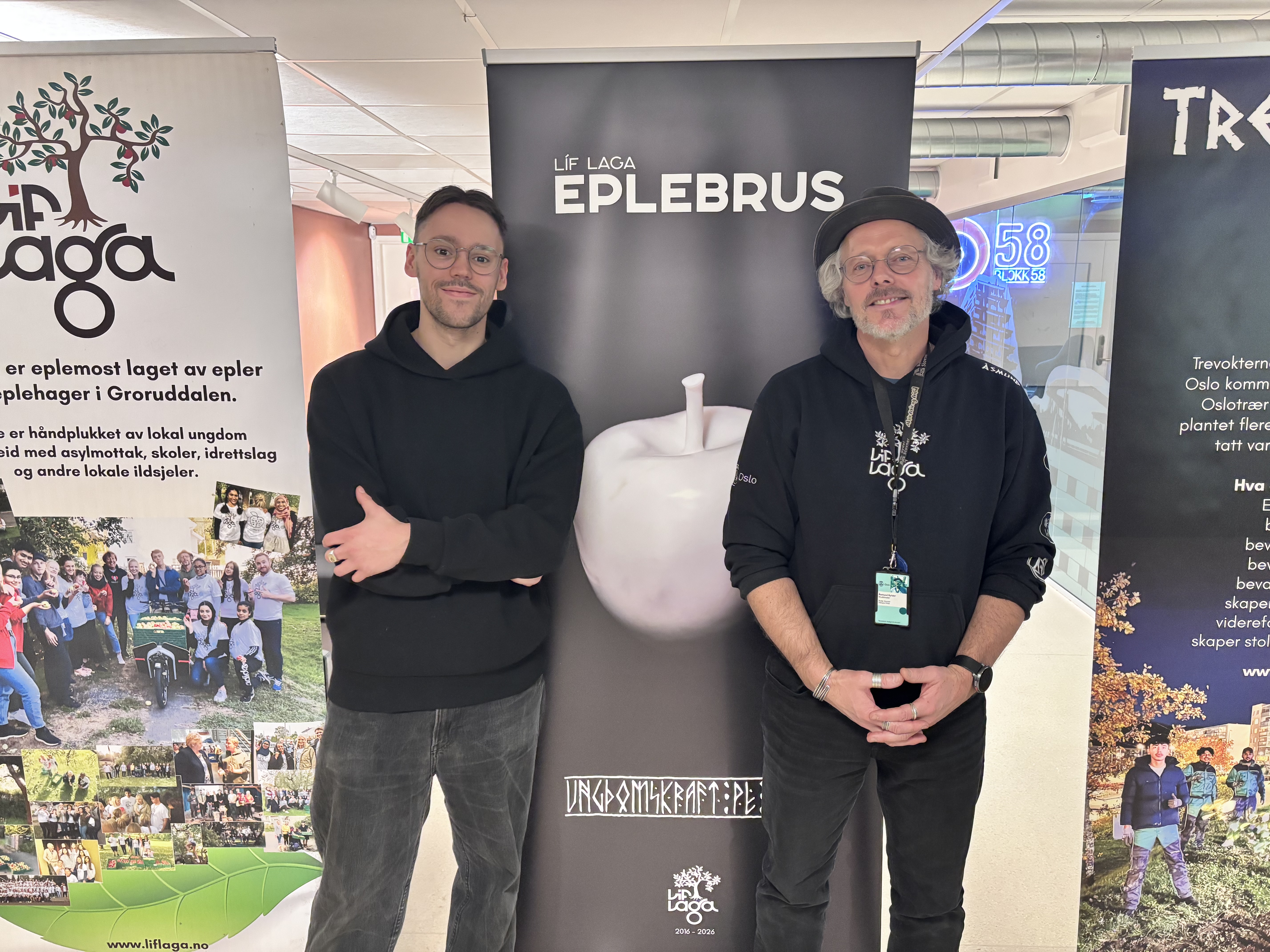 HOLDER PROSJEKTET SAMMEN: Åsmund Gylder (t.h.) og Thomas Hagen står sammen. To viktige roller for konseptet.