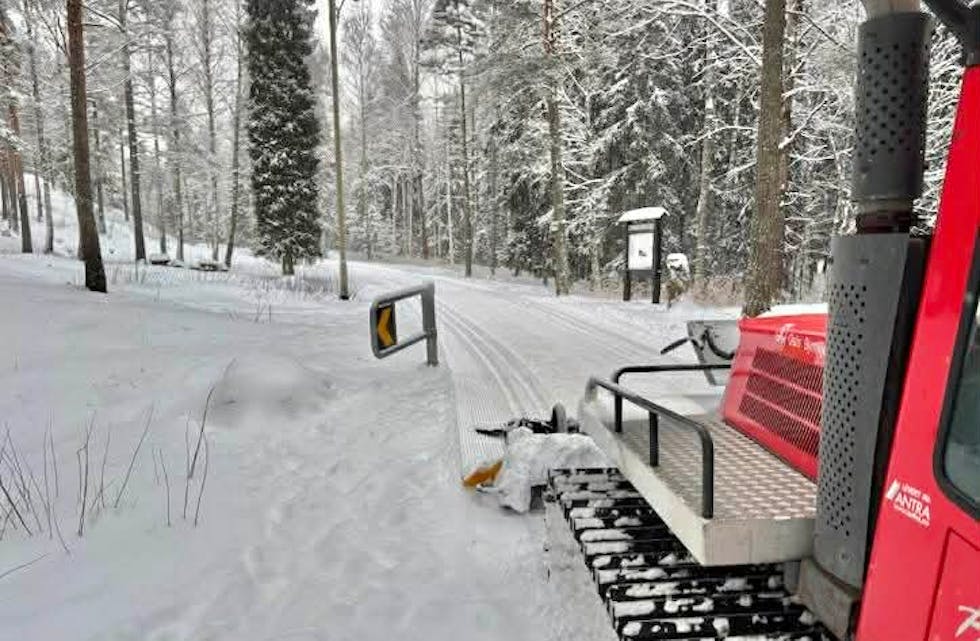 IDYLLISK PÅ STOVNER: Nye skiløyper ligger klare i marka etter at Bymiljøetaten preparert dem (Foto: Bymiljøetaten).