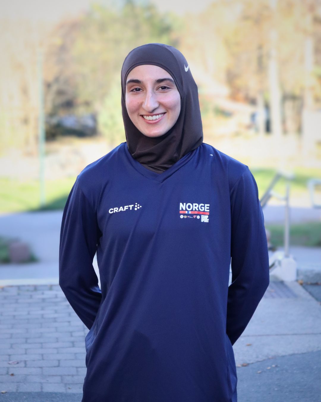 KLAR TIL INNSATS: Amna Moghal fra Grorud Taekwondo klubb er tatt ut på det olympiske taekwondolandslaget for 2026 – en milepæl i satsingen mot OL i Los Angeles 2028.